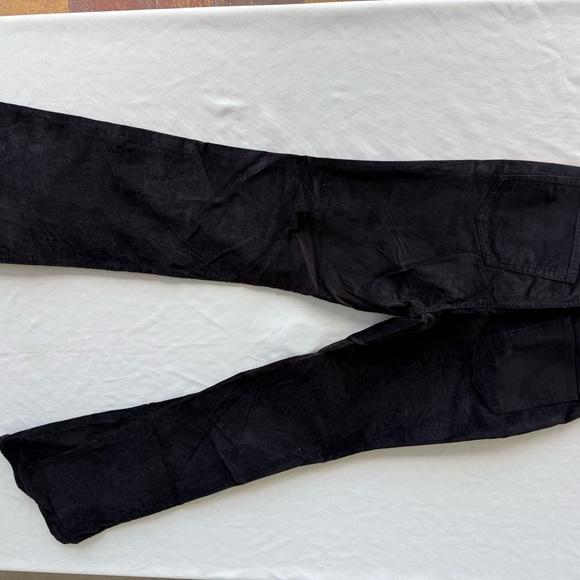 Loft Black Five Pocket Slim Flare High Rise Velvet Pants Women’s Size 29/8. - Picture 1 of 4
